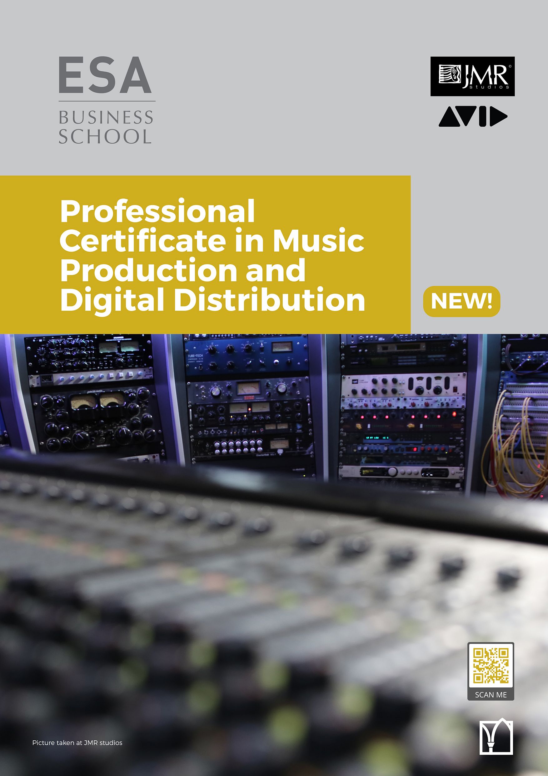 PROFESSIONAL CERTIFICATE IN MUSIC PRODUCTION AND DIGITAL DISTRIBUTION thumbnail