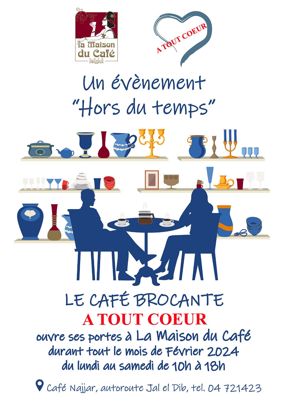 UN EVENEMENT HORS DU TEMPS : LE CAFE BROCANTE A TOUT COEUR thumbnail