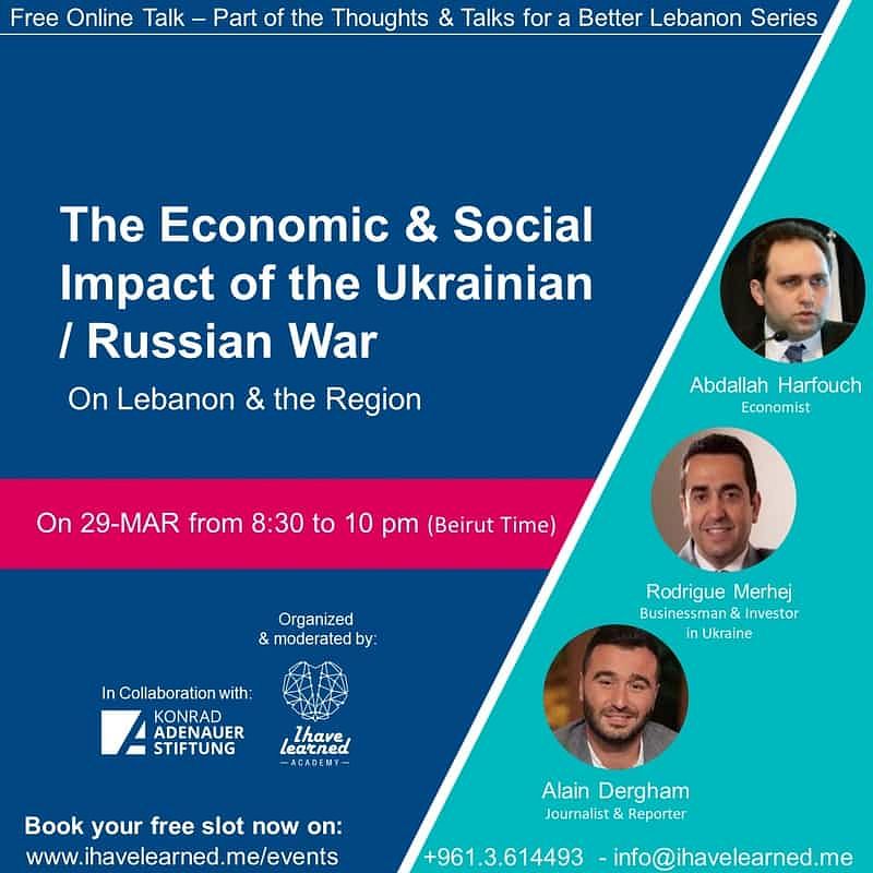 The Economic & Social Impact of the Ukrainian / Russian War on Lebanon & the Region thumbnail