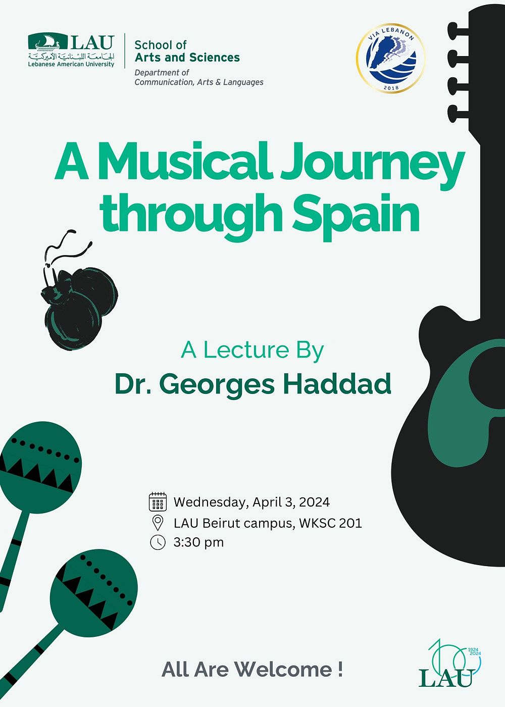 A MUSICAL JOURNEY THROUGH SPAIN, DR. GEORGES HADDAD thumbnail