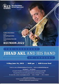 Reunion 2022 : Jihad Akl and his band thumbnail