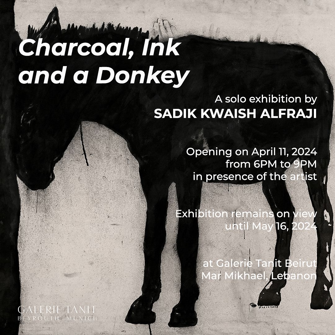 CHARCOAL, INK AND A DONKEY, SADIK KWAISH ALFRAJI thumbnail