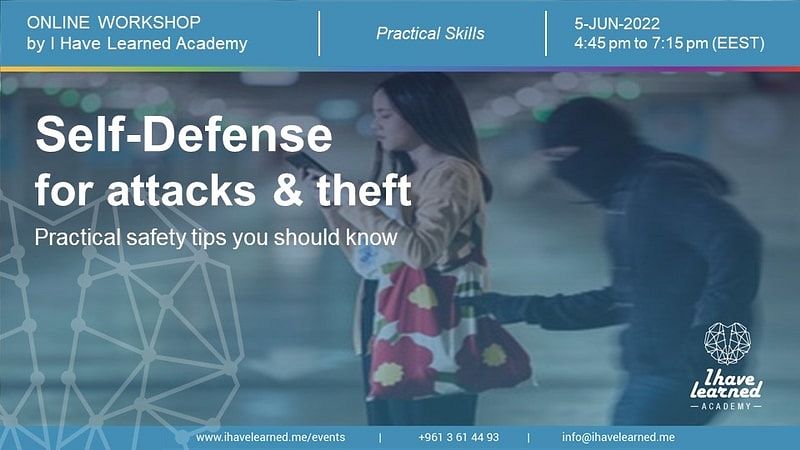 SELF DEFENSE FOR THEFT & ATTACKS - LIVE INTERACTIVE WORKSHOP thumbnail