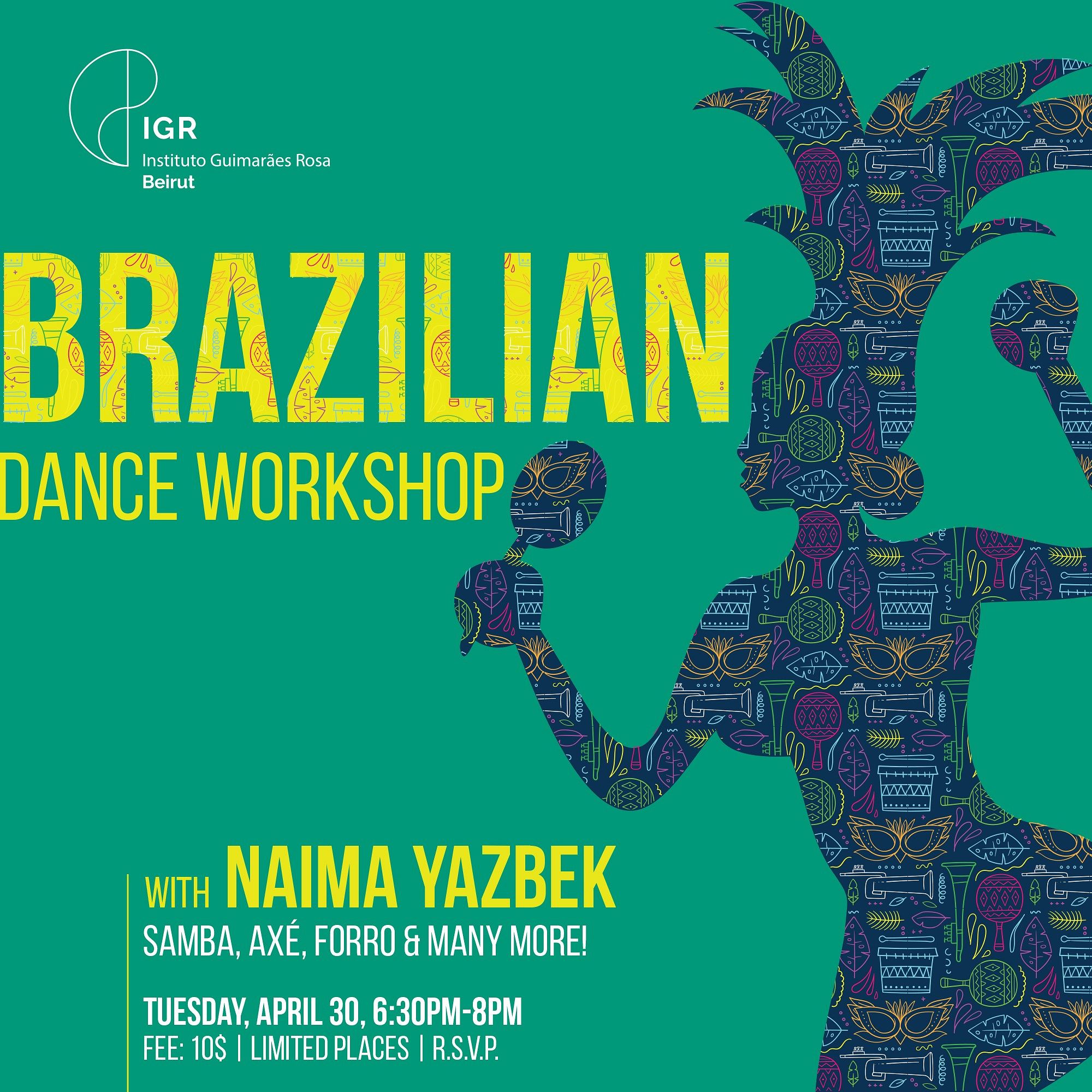 BRAZILIAN DANCE WORKSHOP WITH NAIMA YAZBEK thumbnail