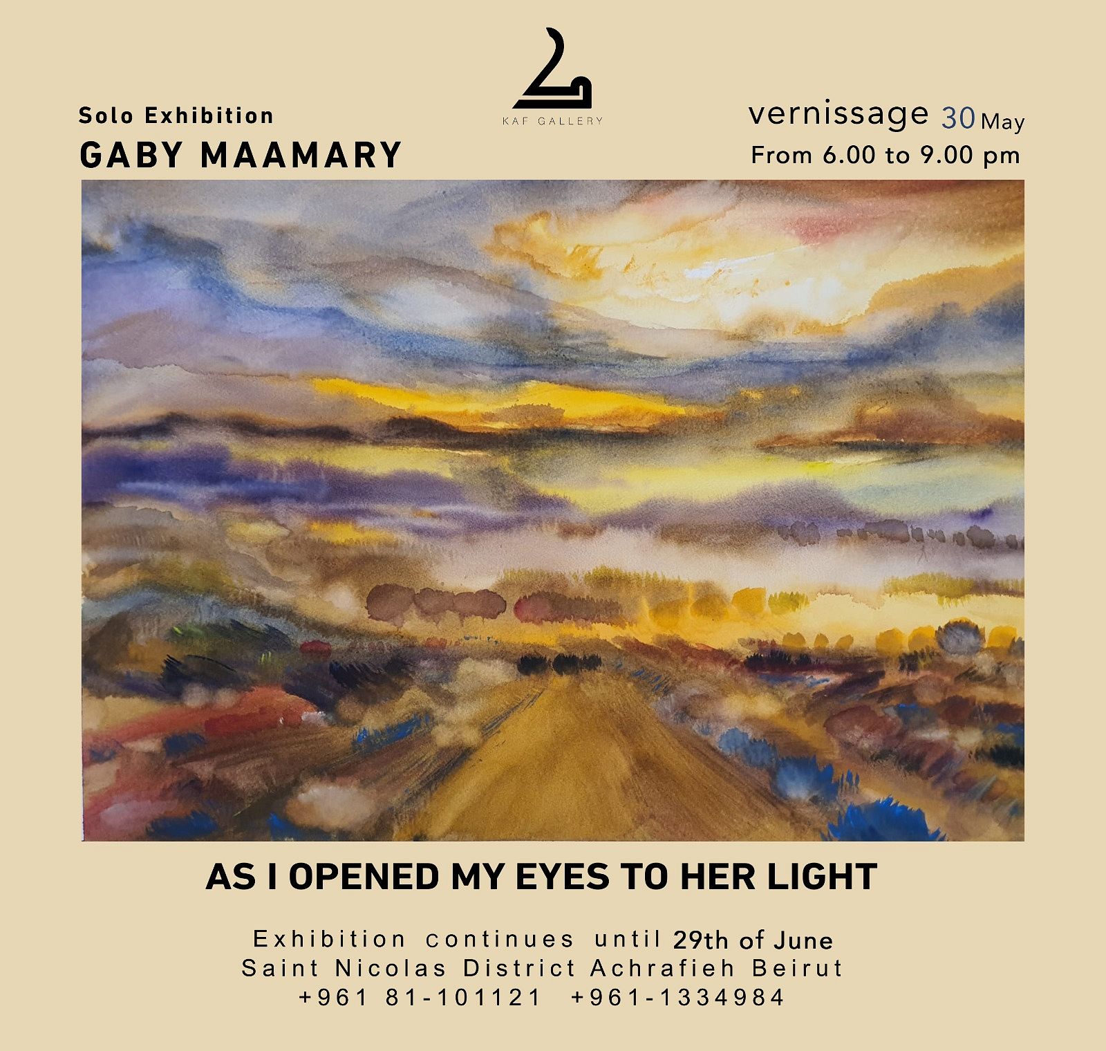 AS I OPENED MY EYES TO HER LIGHT, GABY MAAMARY thumbnail
