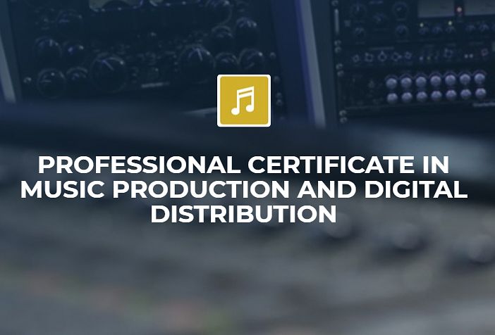 PROFESSIONAL CERTIFICATE IN MUSIC PRODUCTION AND DIGITAL DISTRIBUTION 2021 thumbnail