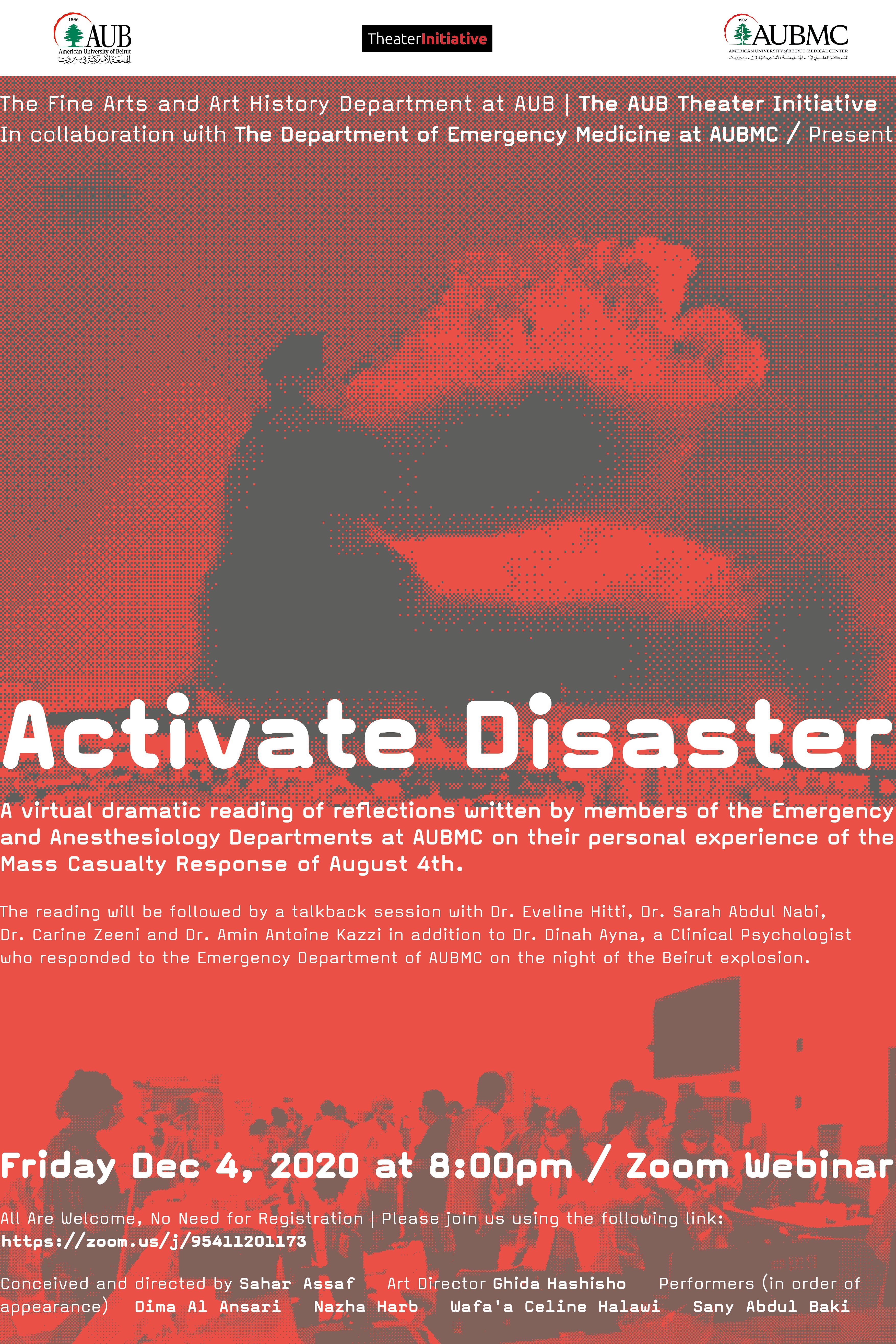 Activate Disaster : Virtual Dramatic Reading thumbnail