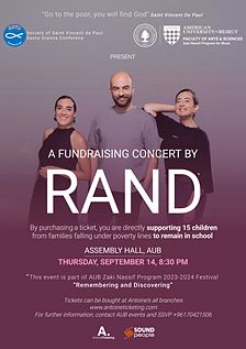 A FUNDRAISING CONCERT BY RAND thumbnail