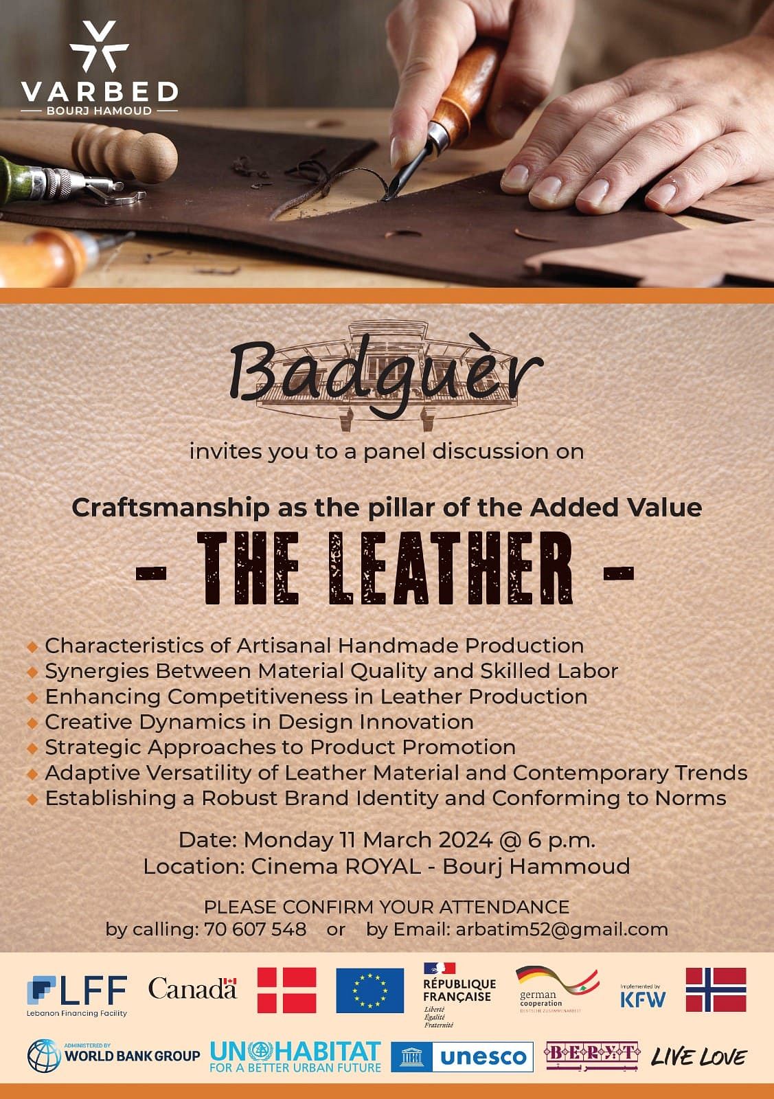 CRAFTSMANSHIP AS THE PILLAR OF THE ADDED VALUE : THE LEATHER thumbnail