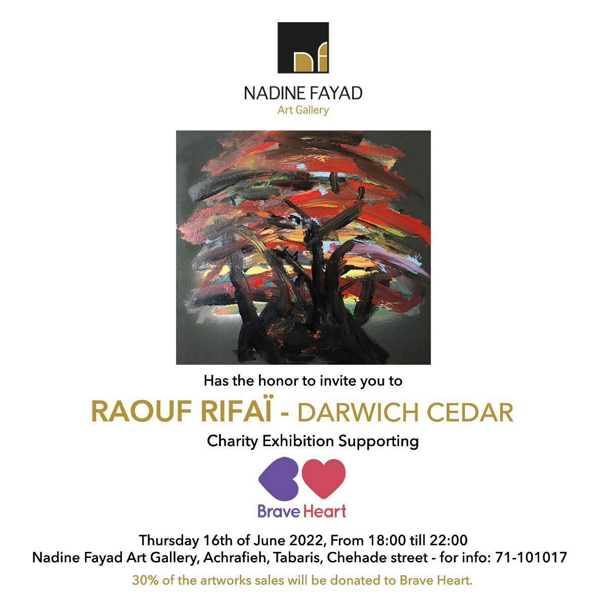 RAOUF RIFAI DARWICH CEDAR Charity Exhibition thumbnail